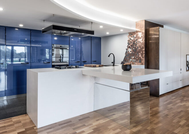 A Blue Kitchen in Rushcutters Bay